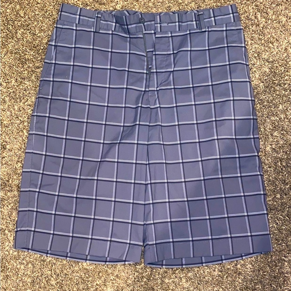 Nike Plaid Men's Flat Front Shorts